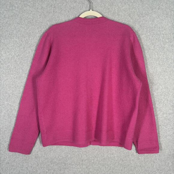 VTG Studio Works Boiled Wool Cardigan Sweater Large Pockets‎ Granny Felted Artsy - Picture 11 of 12